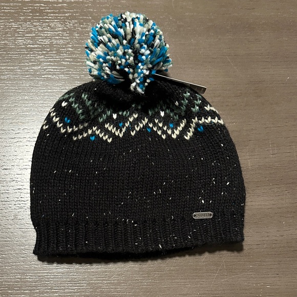 NWT Pistil fleeced lined knit beanie with pom - Picture 1 of 4